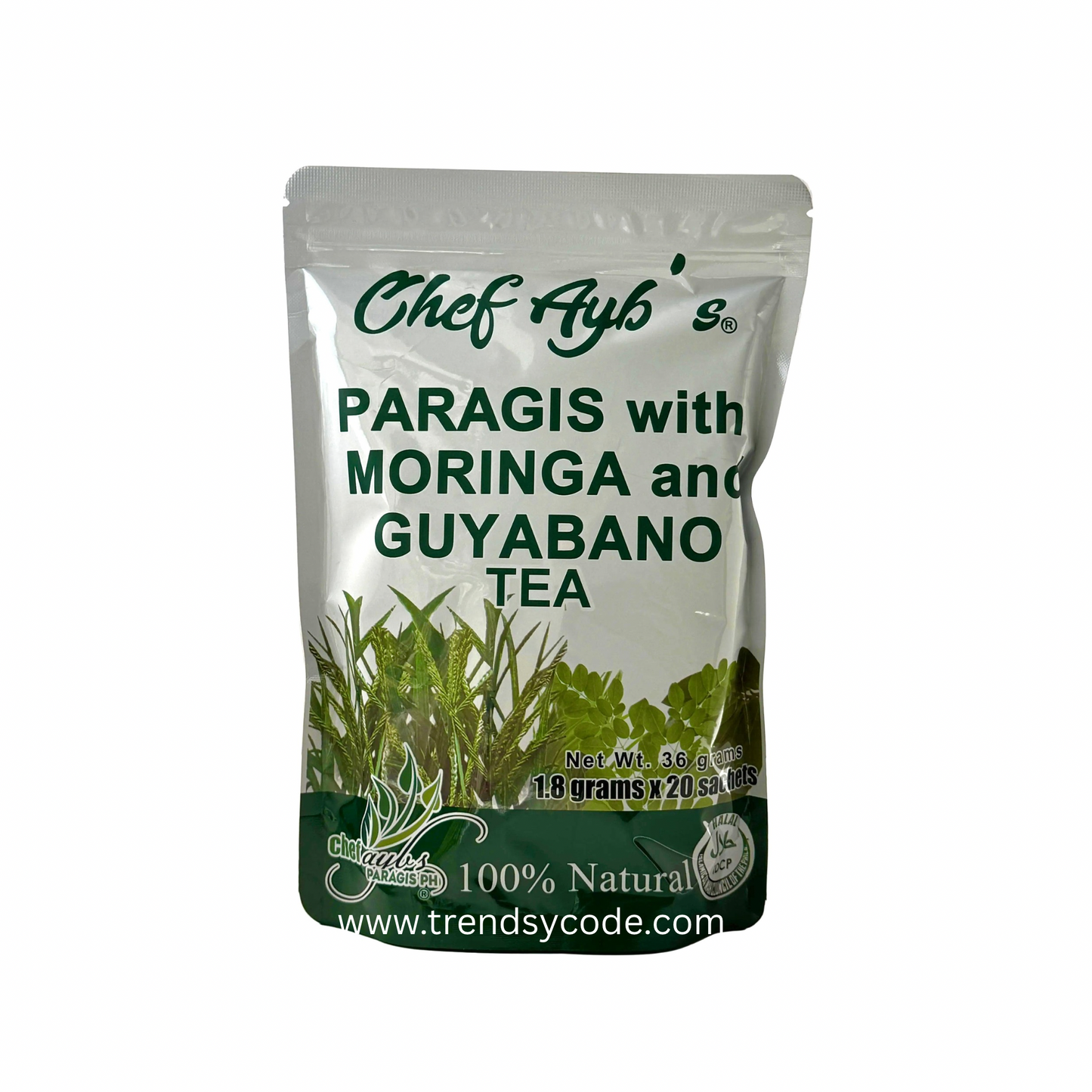 Chef Ayb's PARAGIS with MORINGA and GUYABANO Tea (New Packaging)