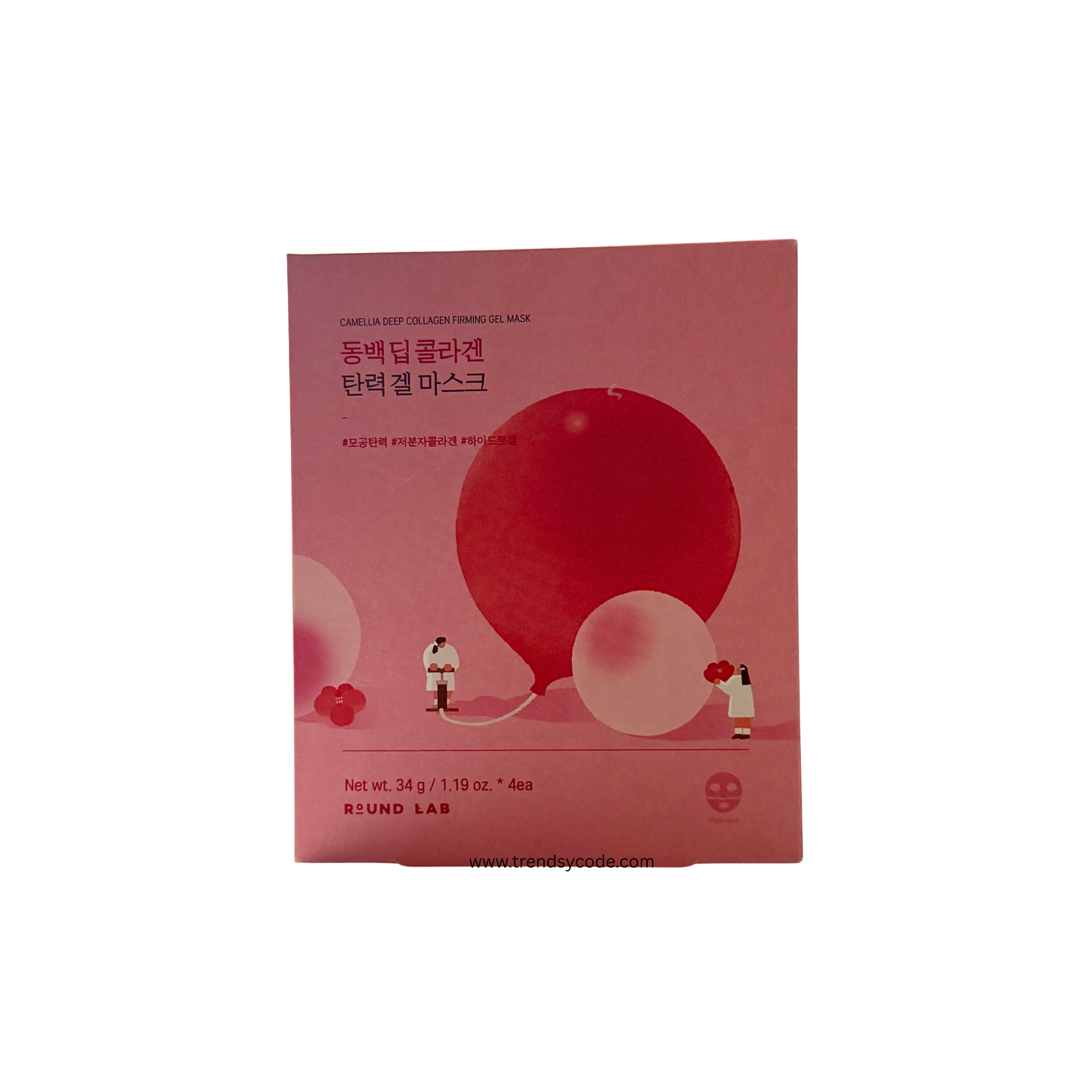 ROUND LAB Camellia Deep Firming Gel Mask (4/Pk)