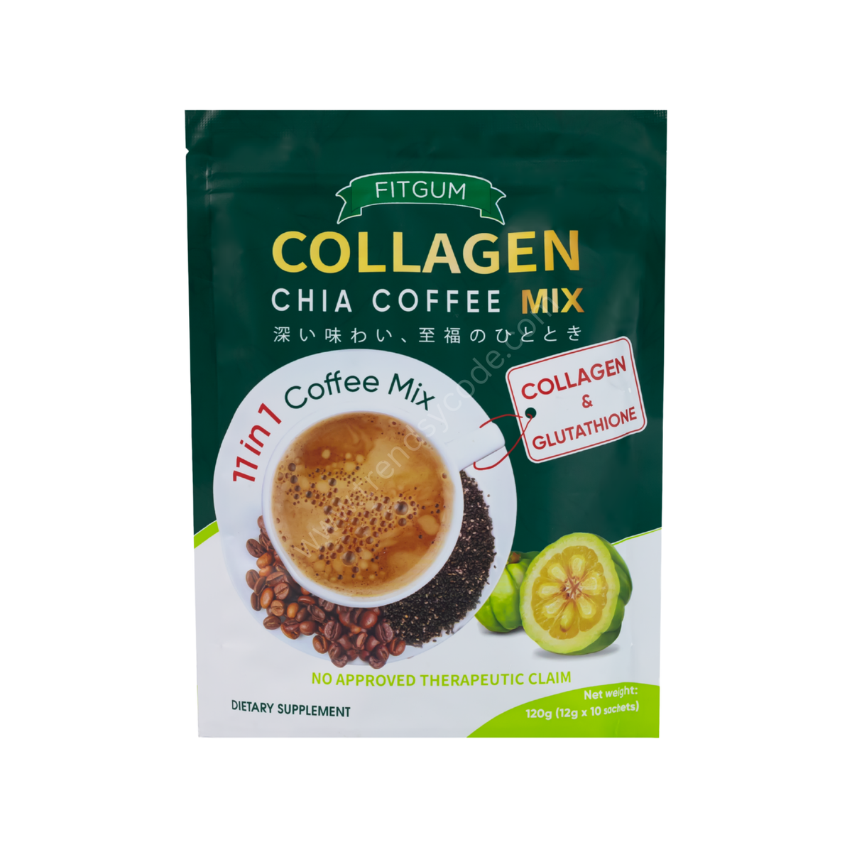 FITGUM Collagen Chia Coffee Mix