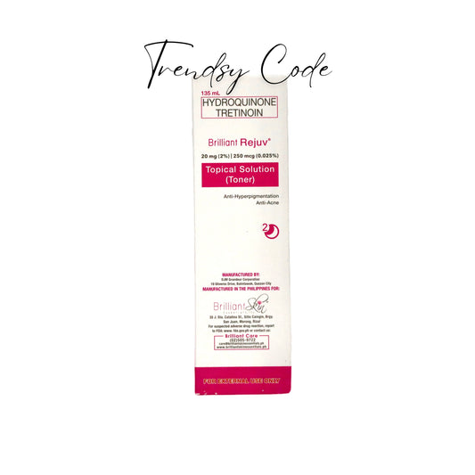 BRILLIANT SKIN ESSENTIALS Hydroquinone Tretinoin Topical Solution (Toner)