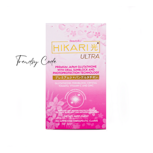 HIKARI ULTRA Premium Japan Glutathione with Oral Sunblock and PhotoProtection Technology