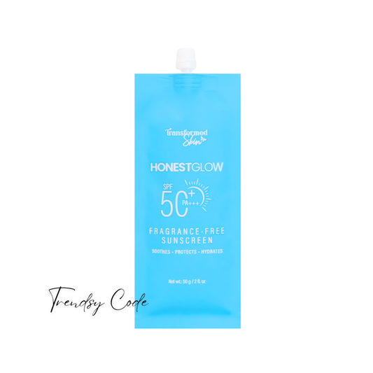 Transformed Skin HONEST GLOW Fragrance-Free Sunscreen SPF50
