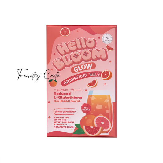 HELLO BLOOM "GLOW” Grapefruit Juice