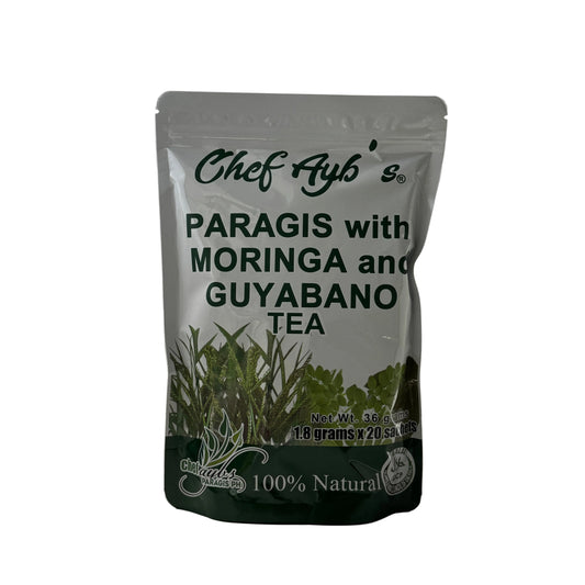 Chef Ayb's PARAGIS with MORINGA and GUYABANO Tea (New Packaging)