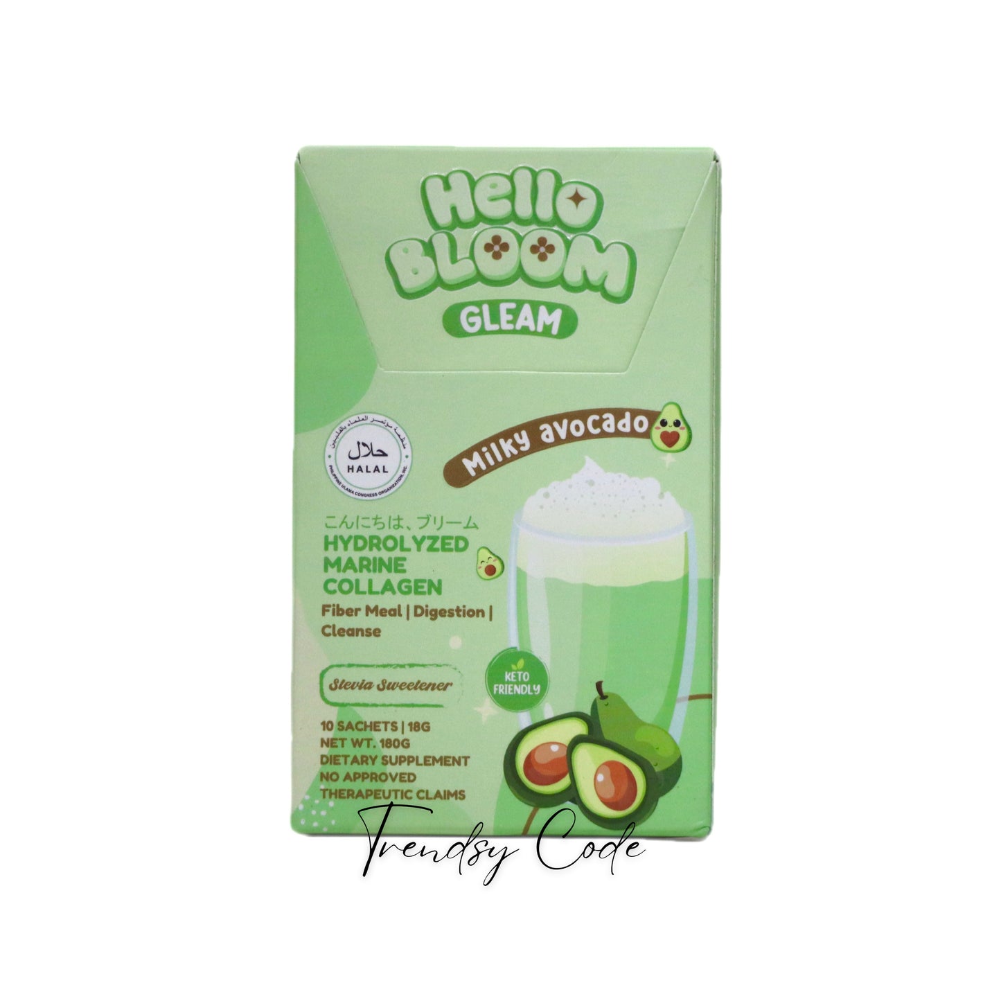 HELLO BLOOM “GLEAM” Milky Avocado