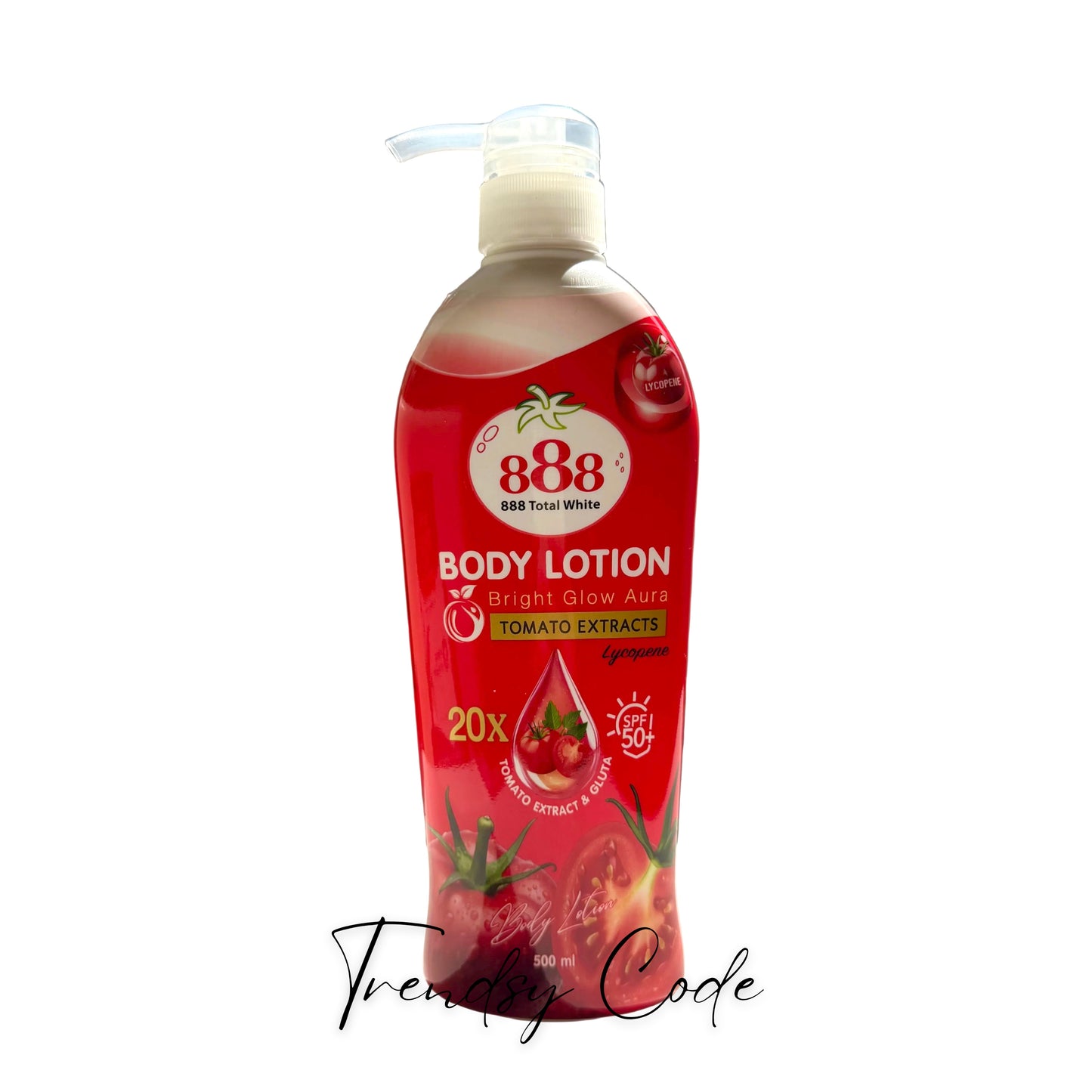 888 Bright Glow Aura Tomato Lotion