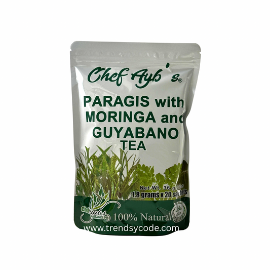 Chef Ayb's PARAGIS with MORINGA and GUYABANO Tea (New Packaging)
